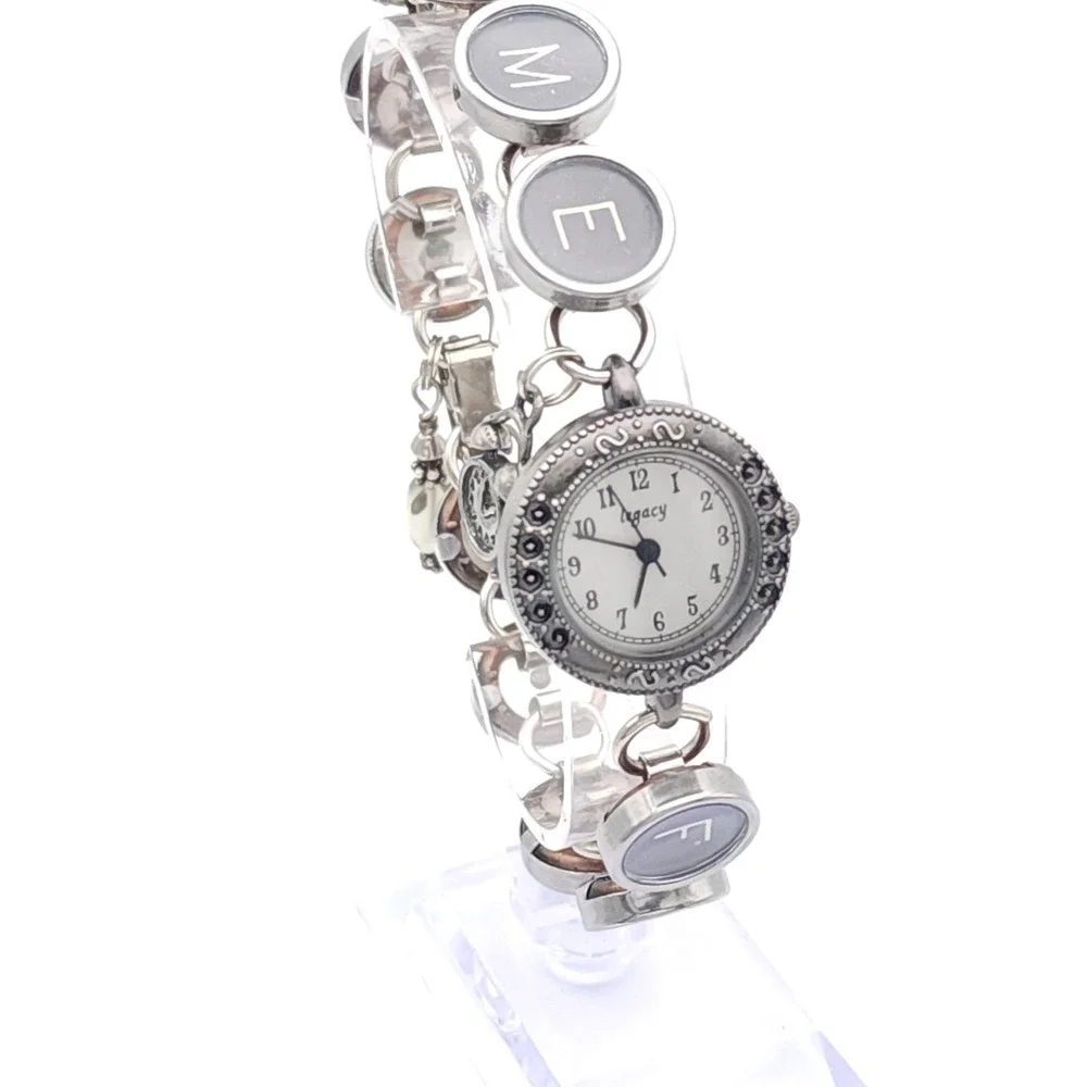 Vintage Legacy Time‎ Flyz Typewriter Key Watch Us Novelty Bracelet Watch Rare